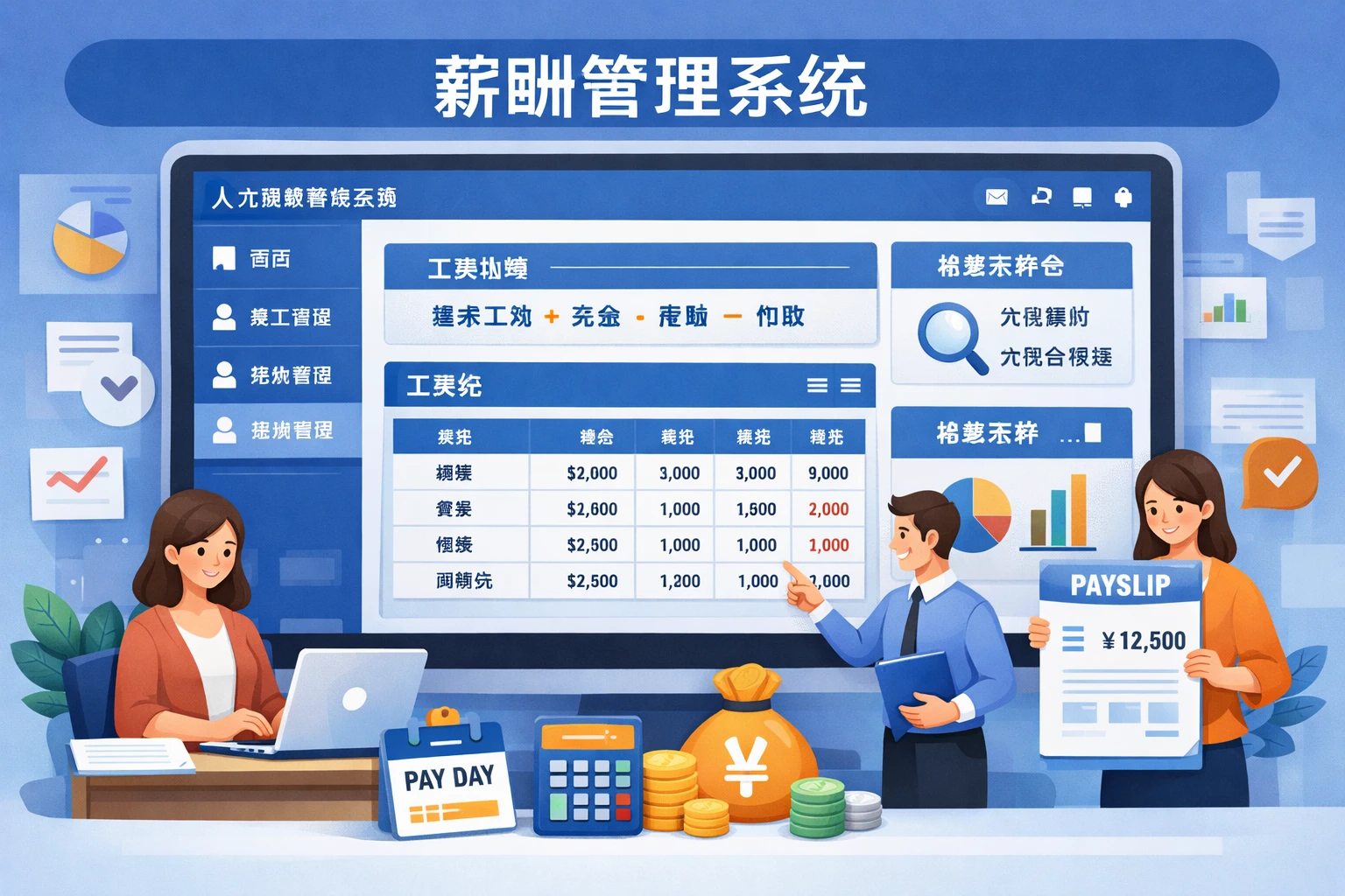 人力资源管理系统中的薪酬管理模块