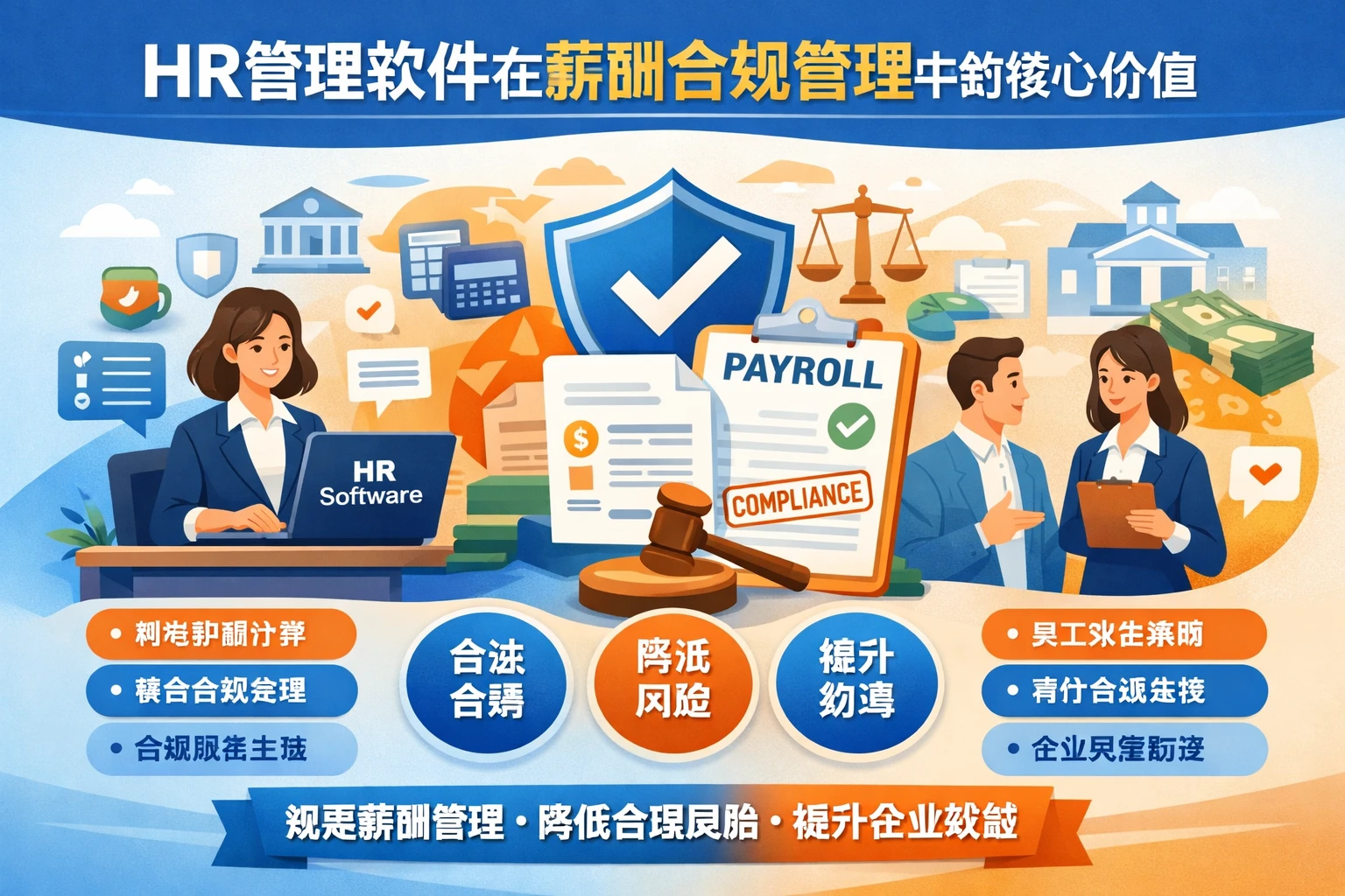 HR管理软件在薪酬合规管理中的核心价值
