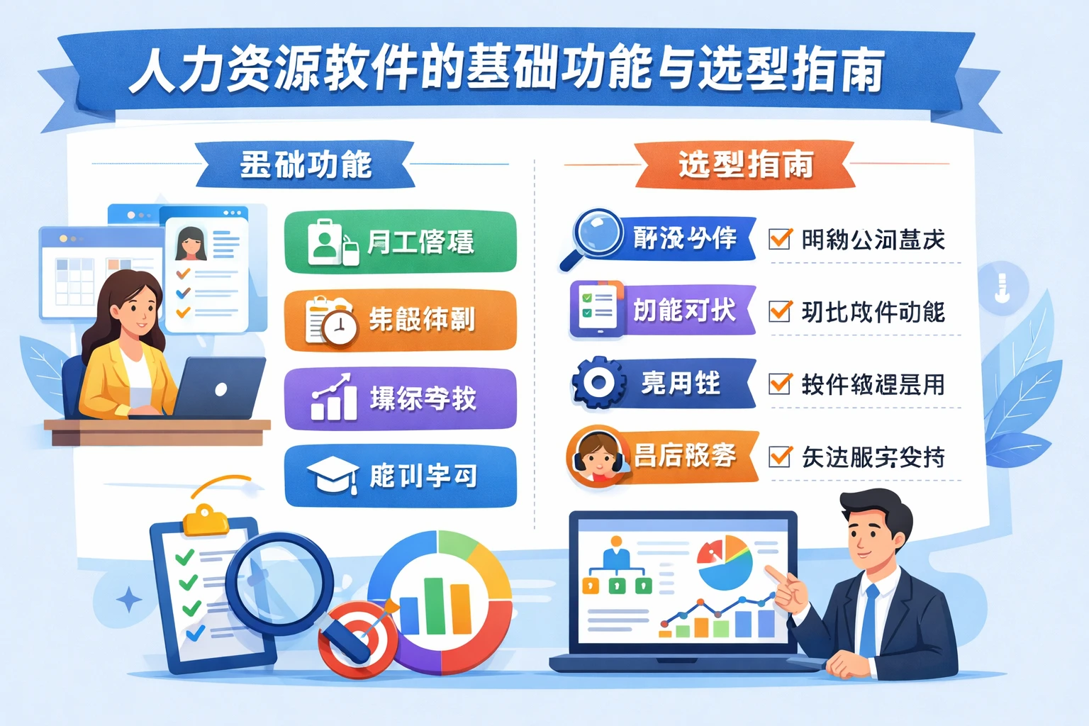 人力资源软件的基础功能与选型指南