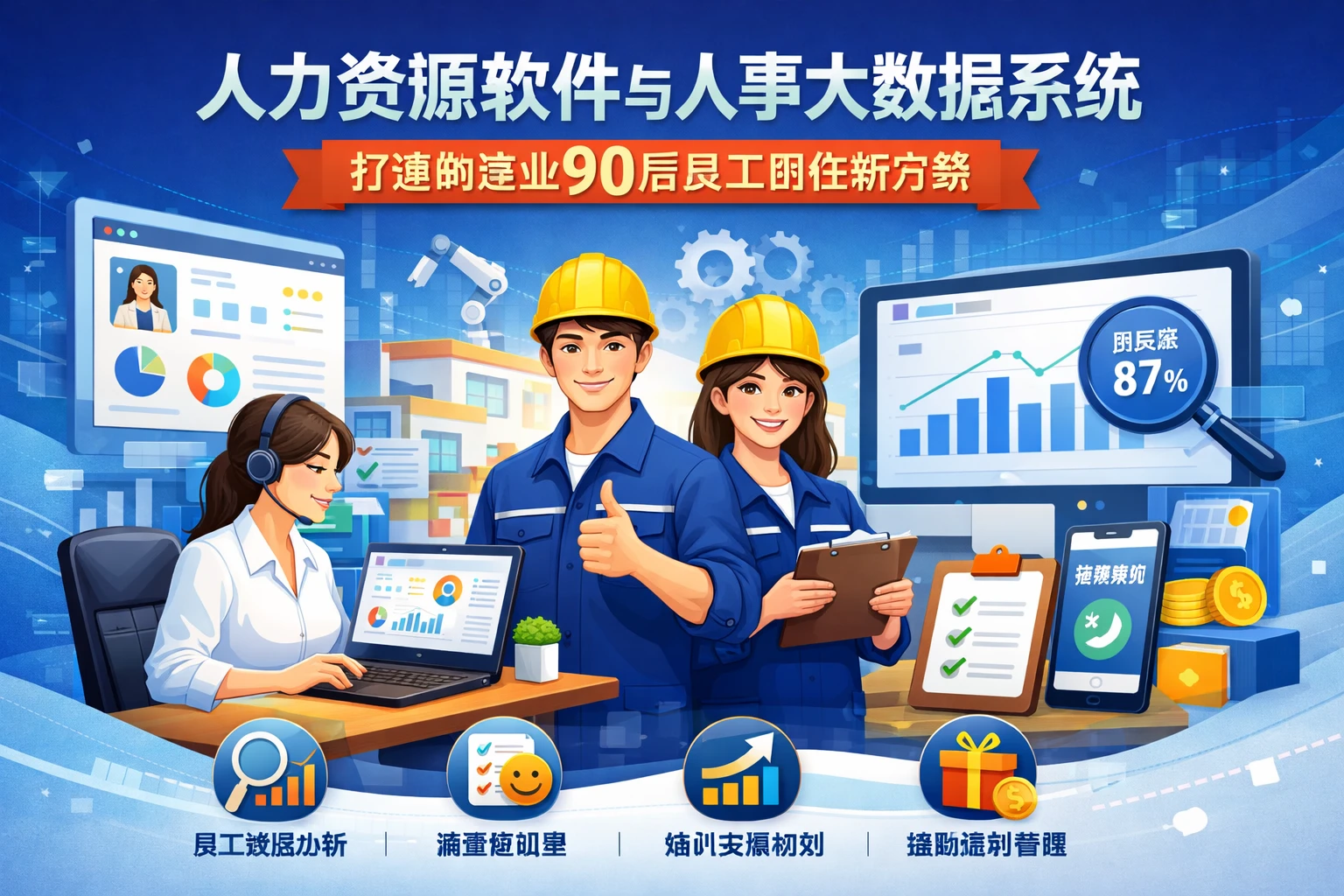 人力资源软件与人事大数据系统:打造制造业90后员工留任新方案