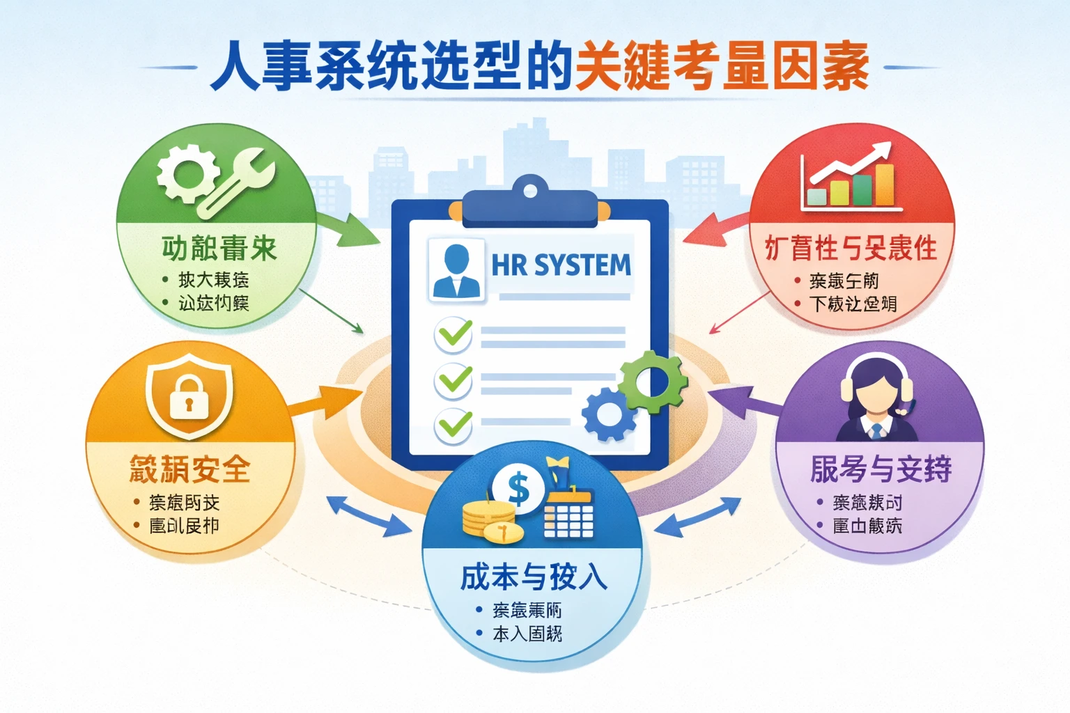 人事系统选型的关键考量因素