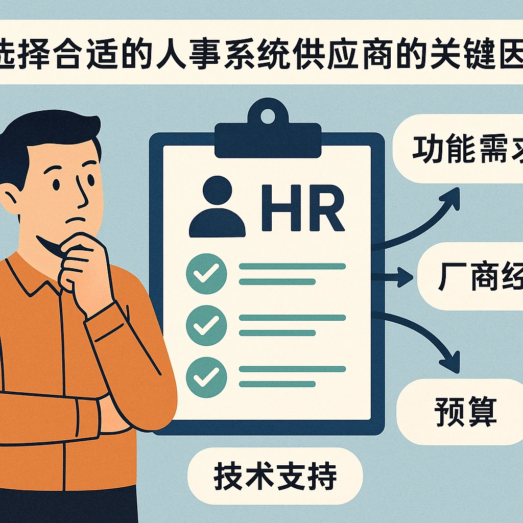 选择合适的人事系统供应商的关键因素