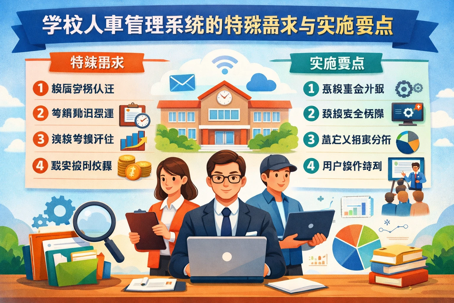 学校人事管理系统的特殊需求与实施要点