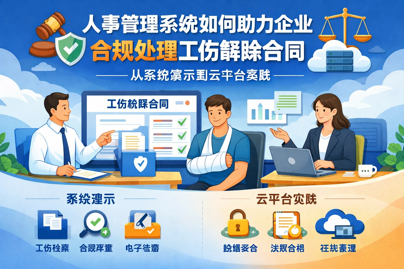 人事管理系统如何助力企业合规处理工伤解除合同——从系统演示到云平台实践