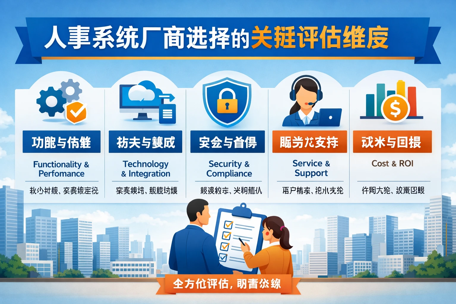 人事系统厂商选择的关键评估维度