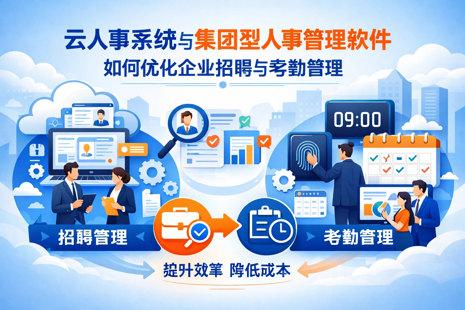 云人事系统与集团型人事管理软件如何优化企业招聘与考勤管理