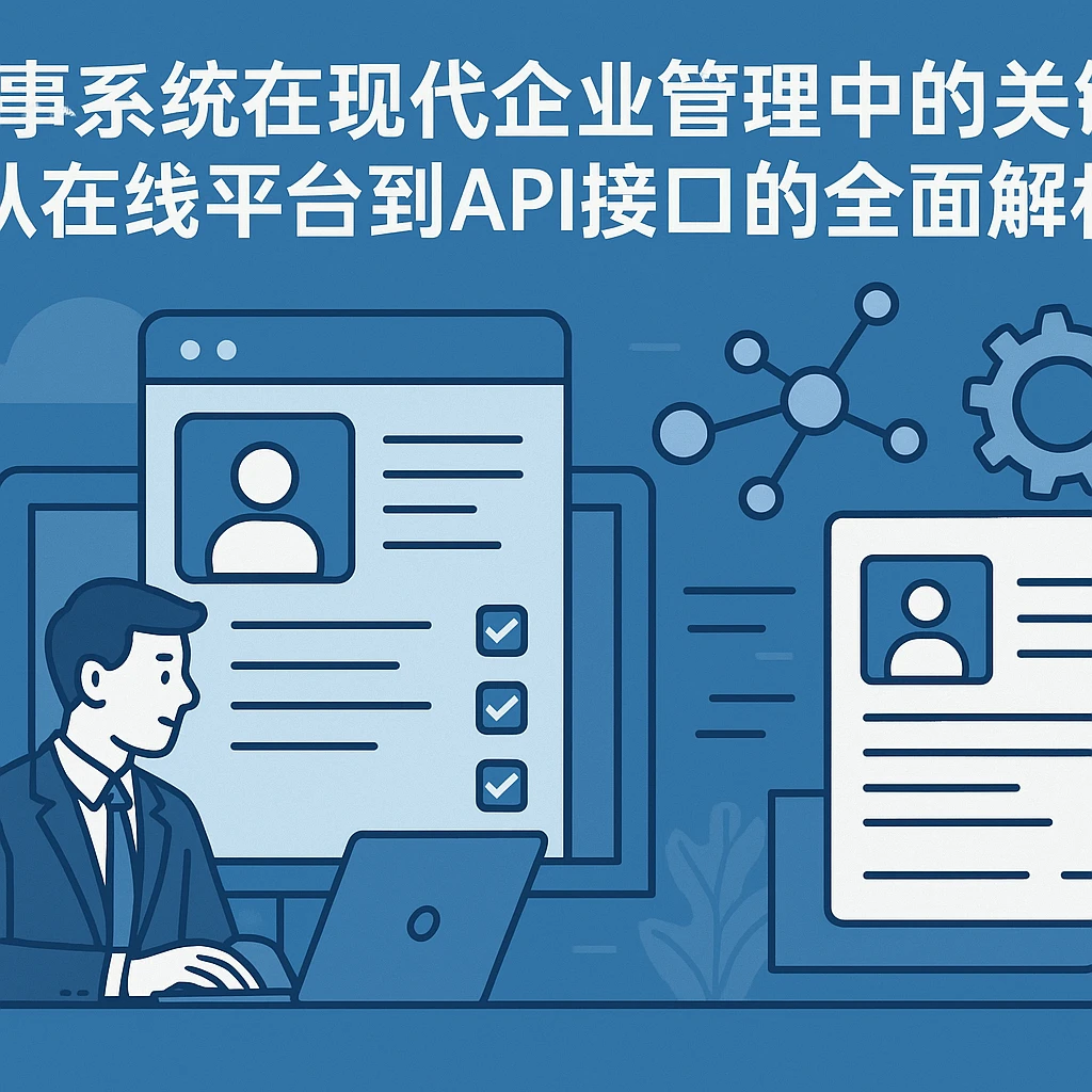 人事系统在现代企业管理中的关键作用：从在线平台到API接口的全面解析
