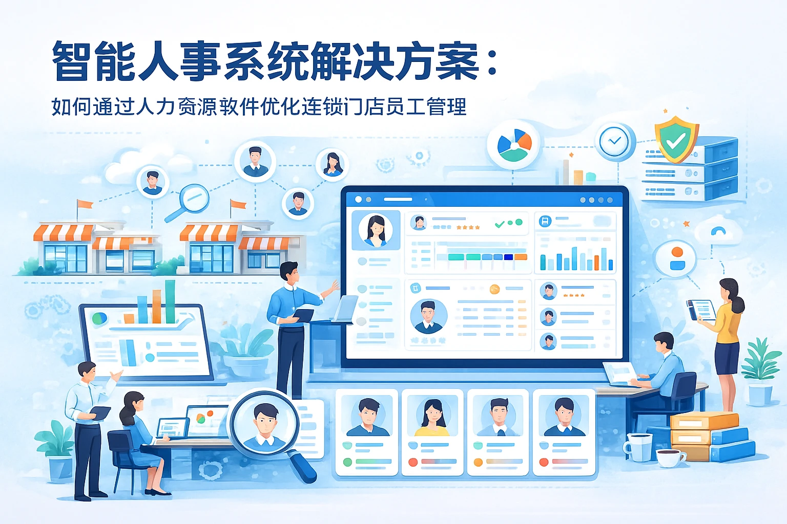 智能人事系统解决方案：如何通过人力资源软件优化连锁门店员工管理
