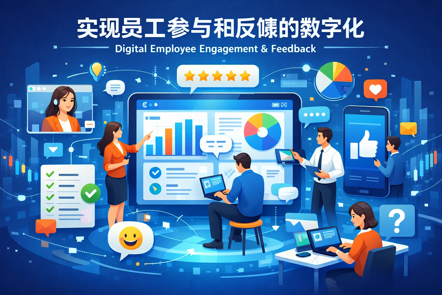 实现员工参与和反馈的数字化