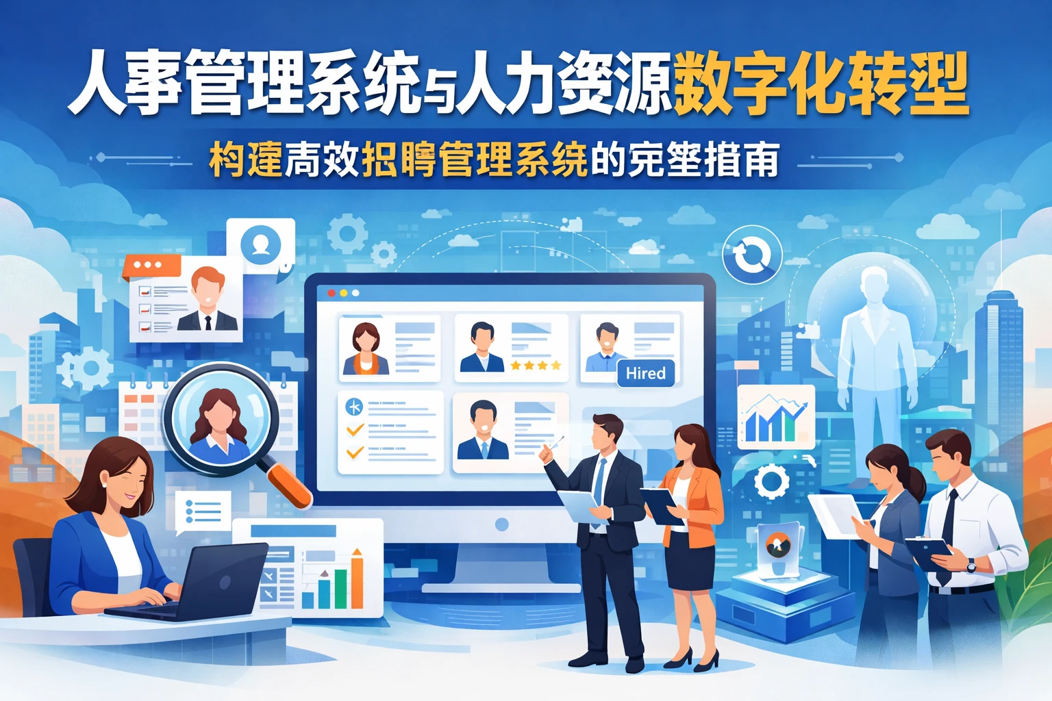 人事管理系统与人力资源数字化转型：构建高效招聘管理系统的完整指南