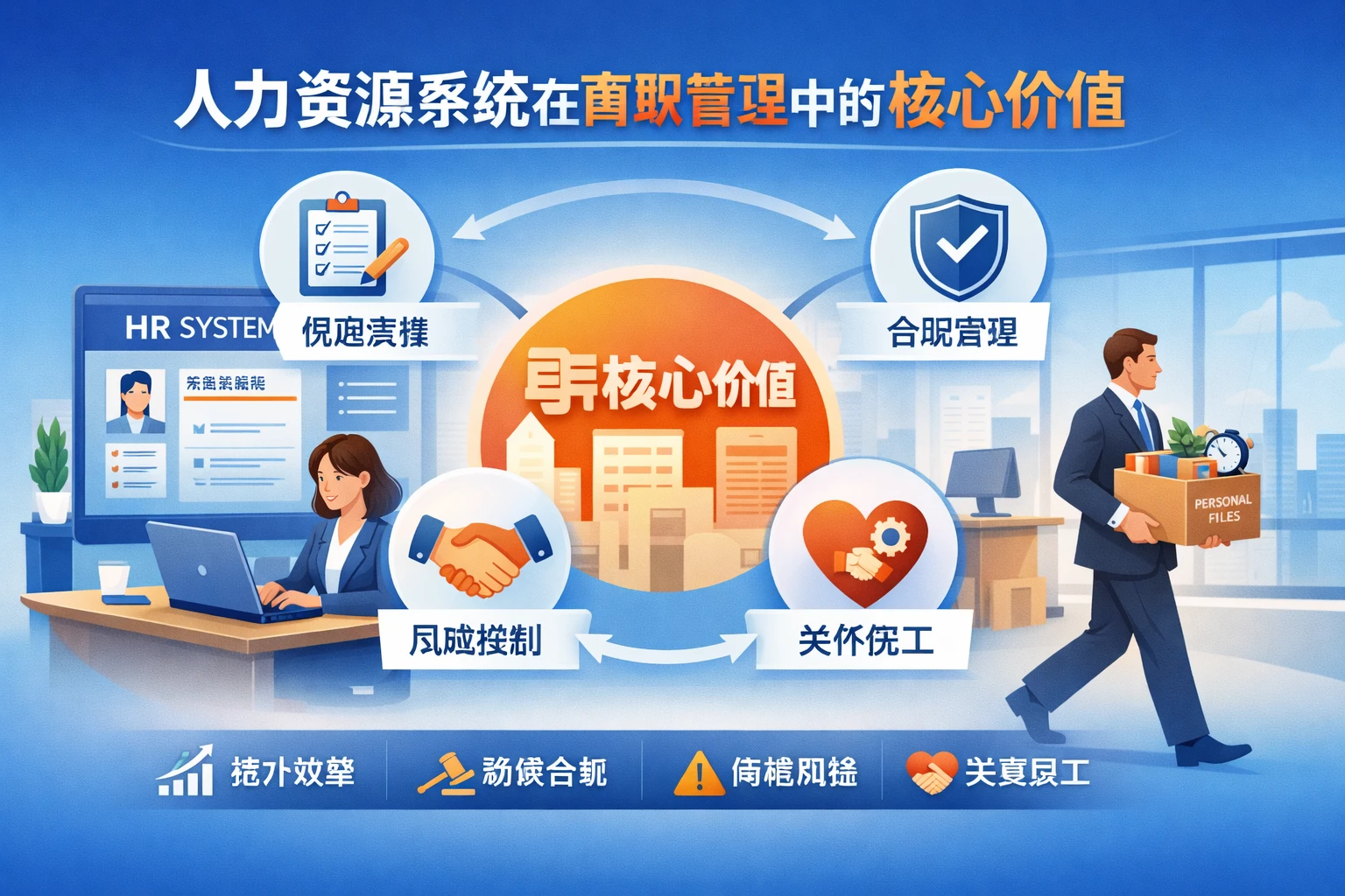 人力资源系统在离职管理中的核心价值