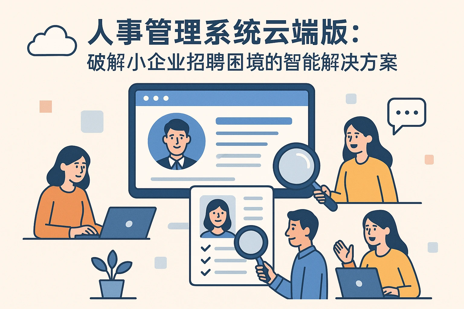 人事管理系统云端版:破解小企业招聘困境的智能解决方案