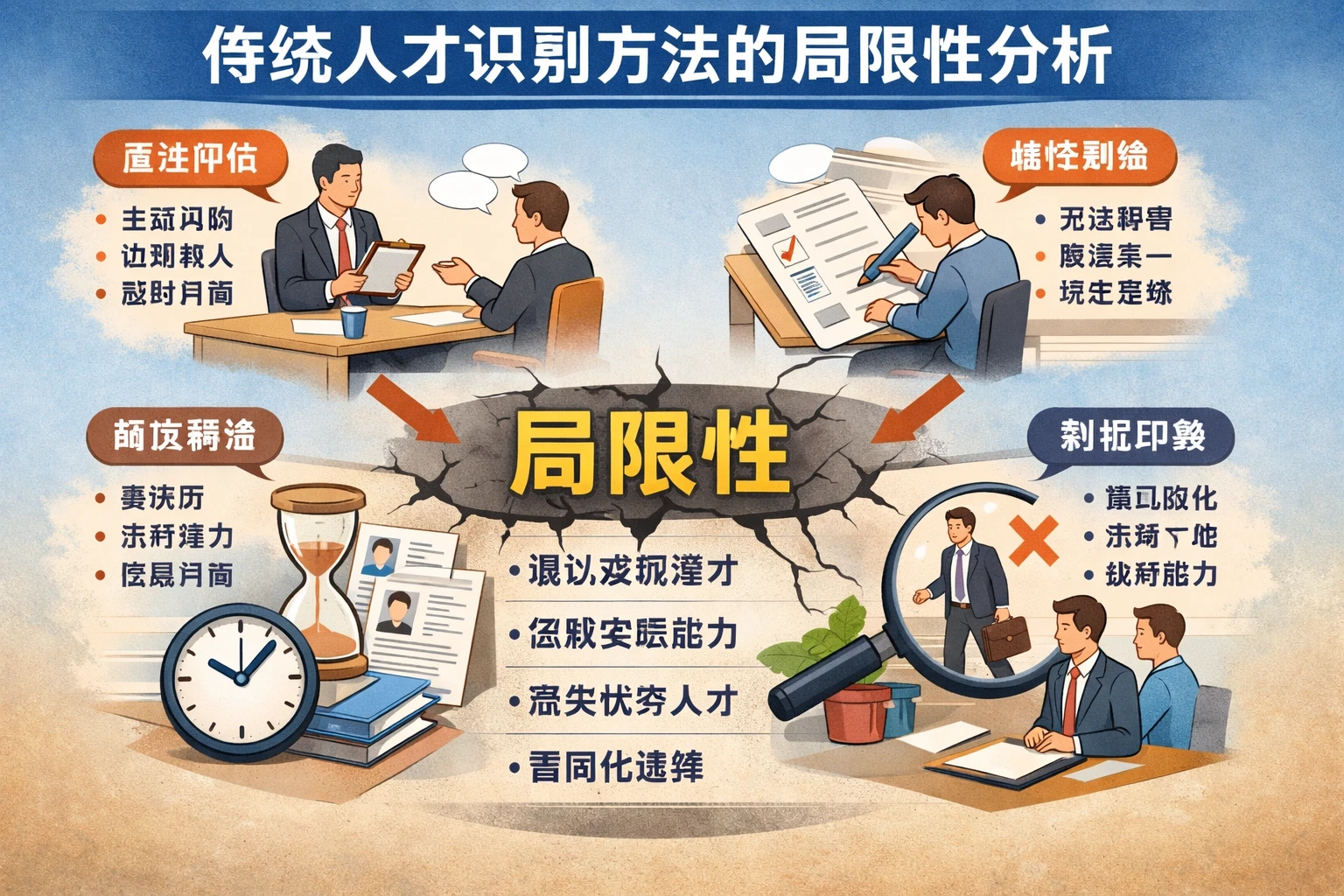 传统人才识别方法的局限性分析