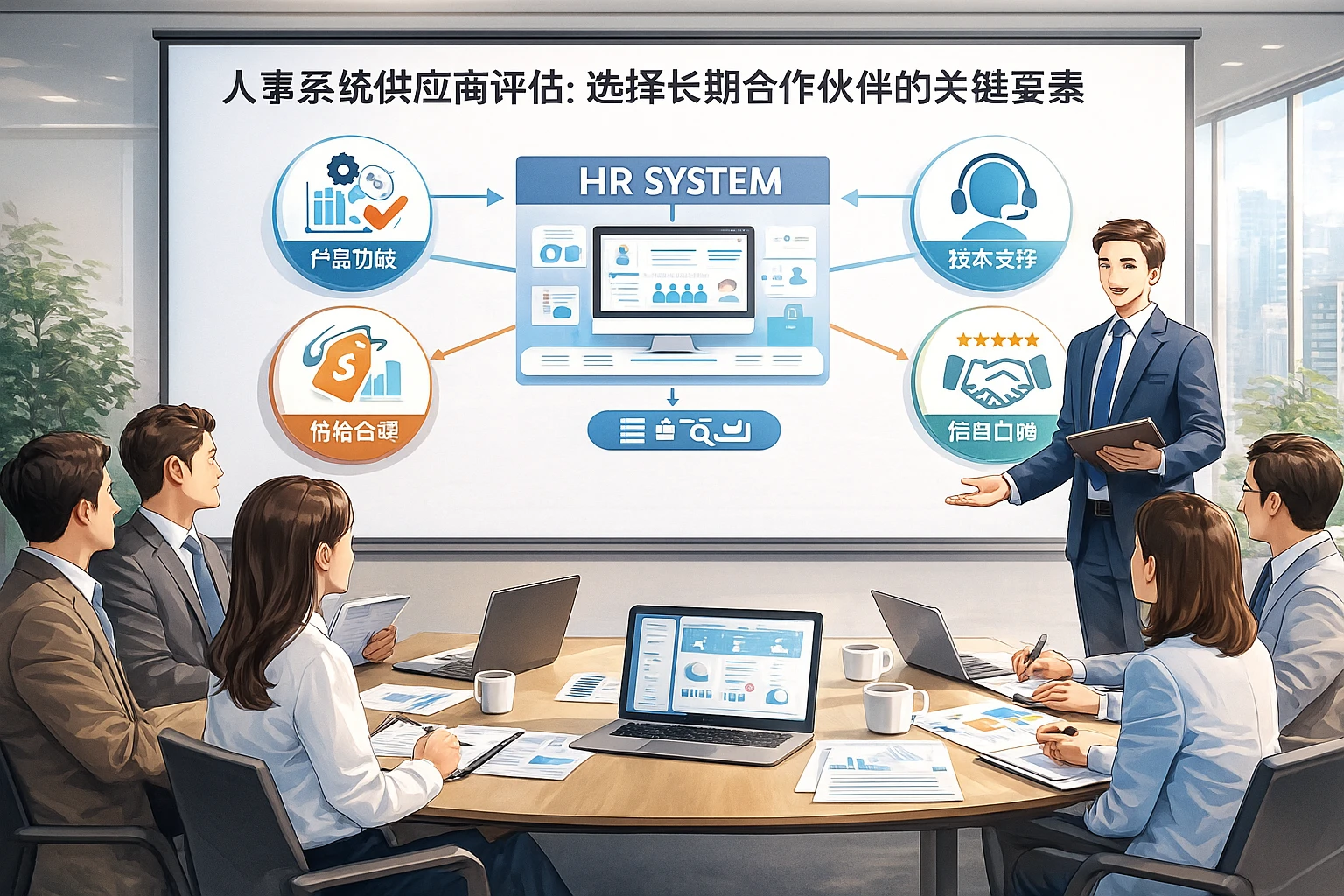人事系统供应商评估：选择长期合作伙伴的关键要素