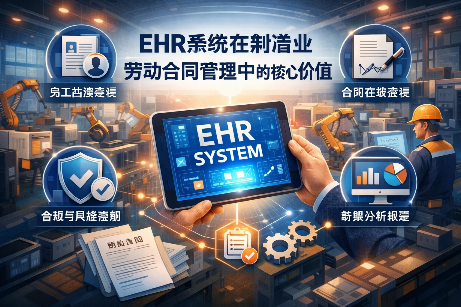 EHR系统在制造业劳动合同管理中的核心价值