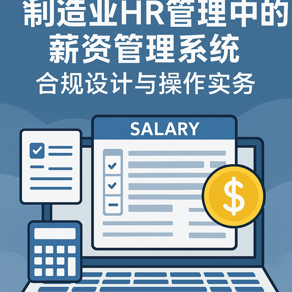 制造业HR管理软件中的薪资管理系统：合规设计与操作实务