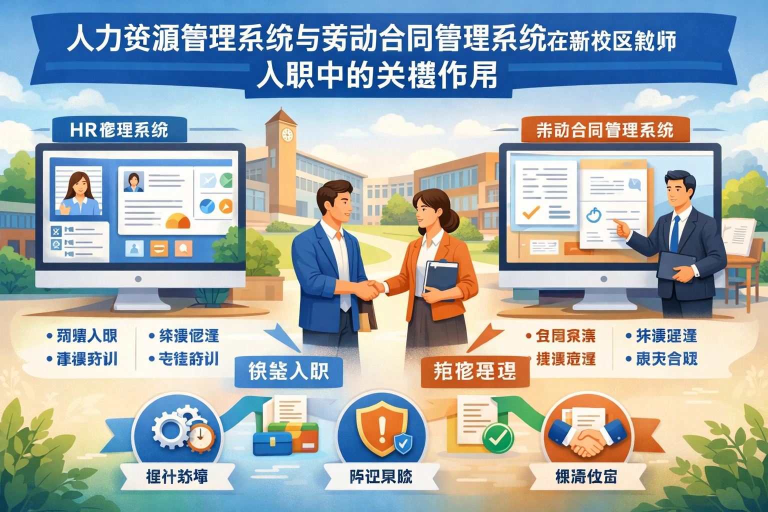 人力资源管理系统与劳动合同管理系统在新校区教师入职中的关键作用