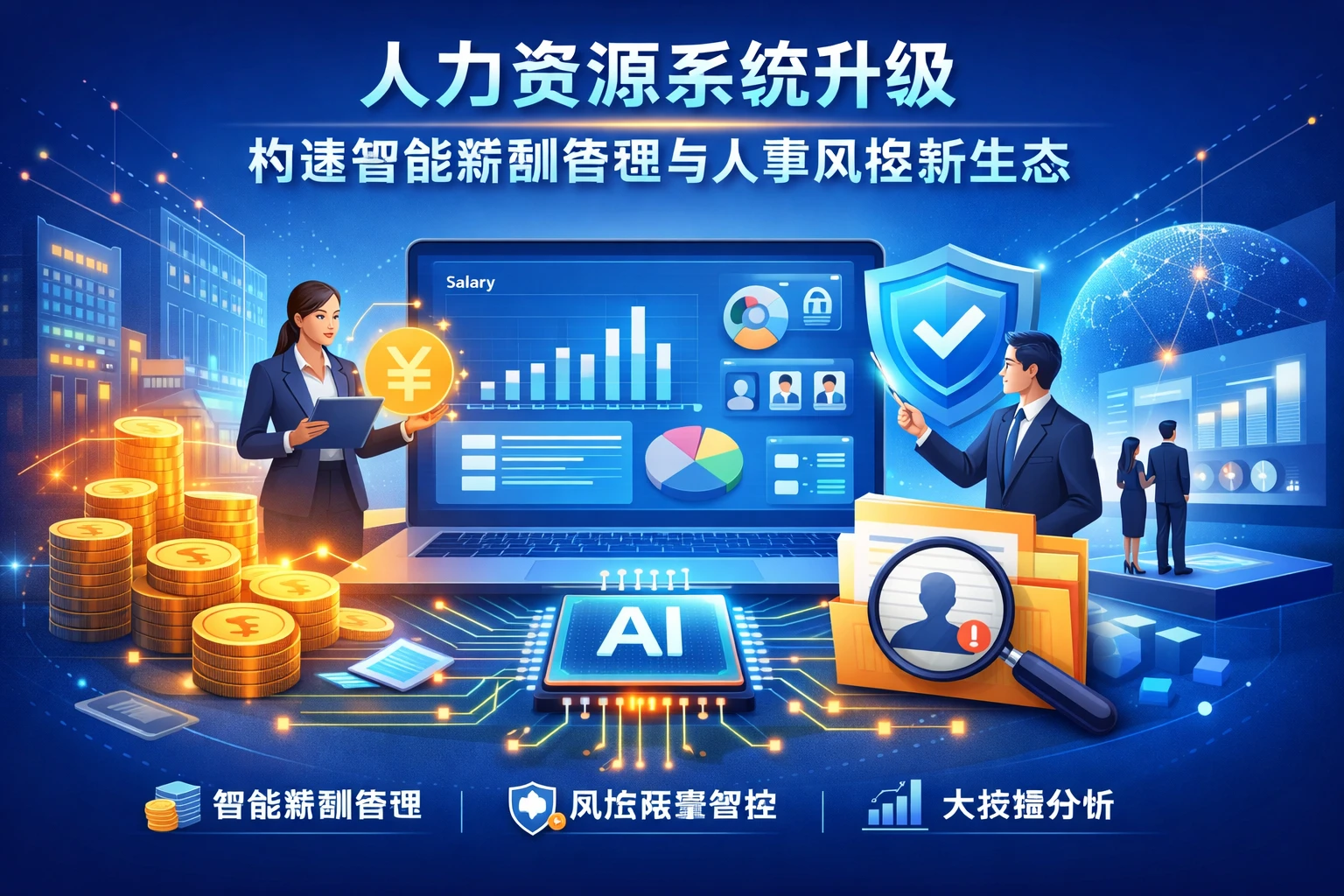 人力资源系统升级:构建智能薪酬管理与人事风控新生态