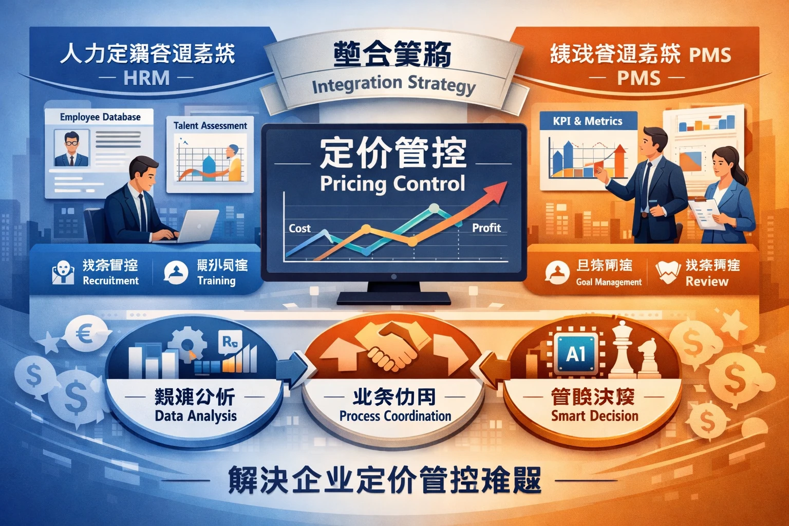 优化人力资源管理系统与绩效管理系统的整合策略，解决企业定价管控难题