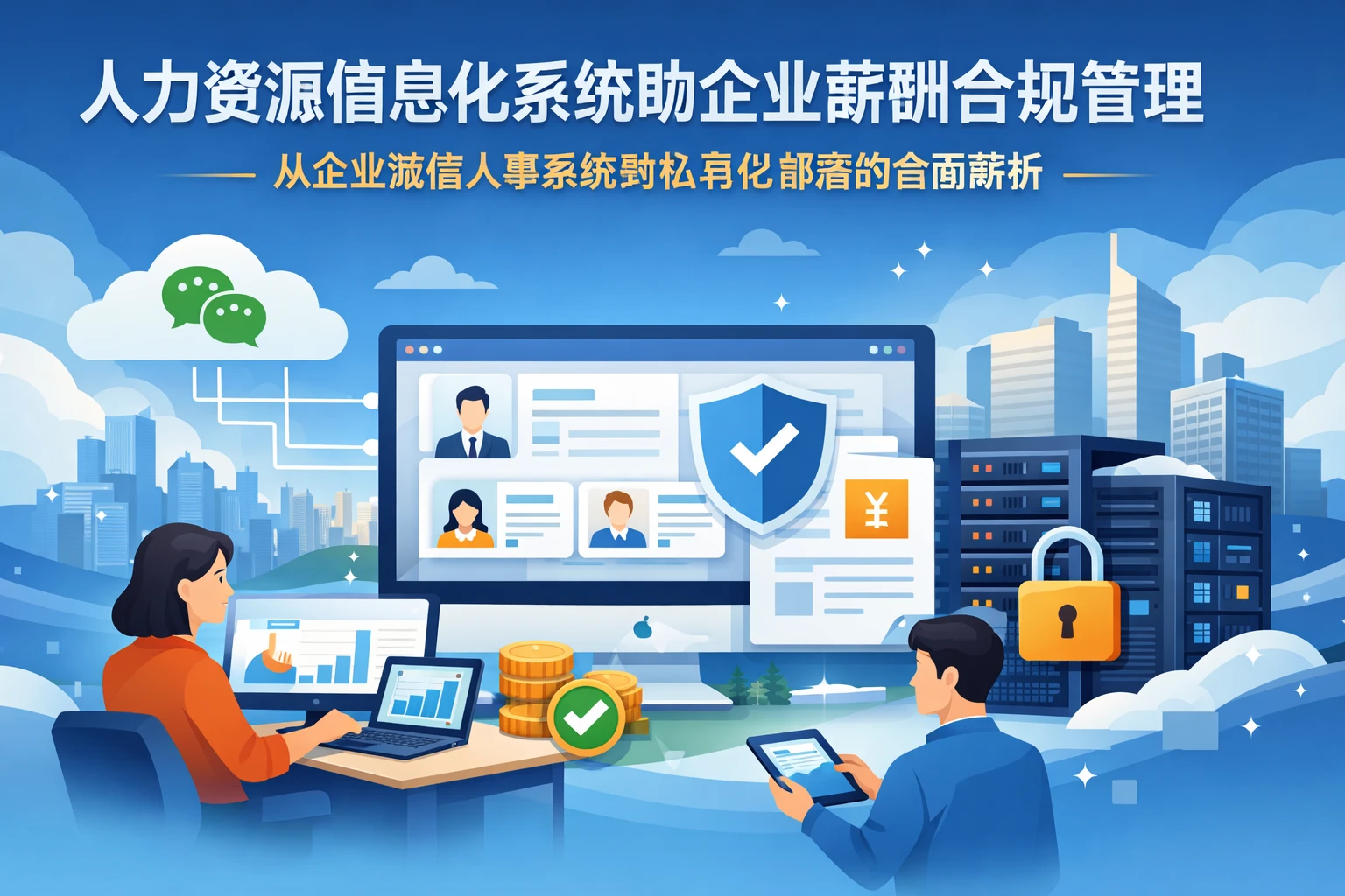 人力资源信息化系统助力企业薪酬合规管理：从企业微信人事系统到私有化部署的全面解析