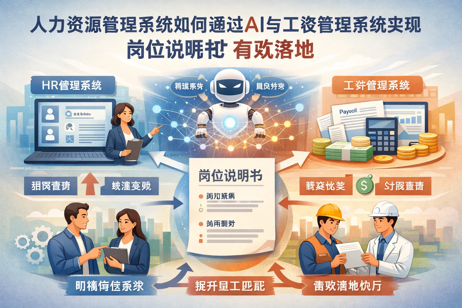人力资源管理系统如何通过AI与工资管理系统实现岗位说明书有效落地