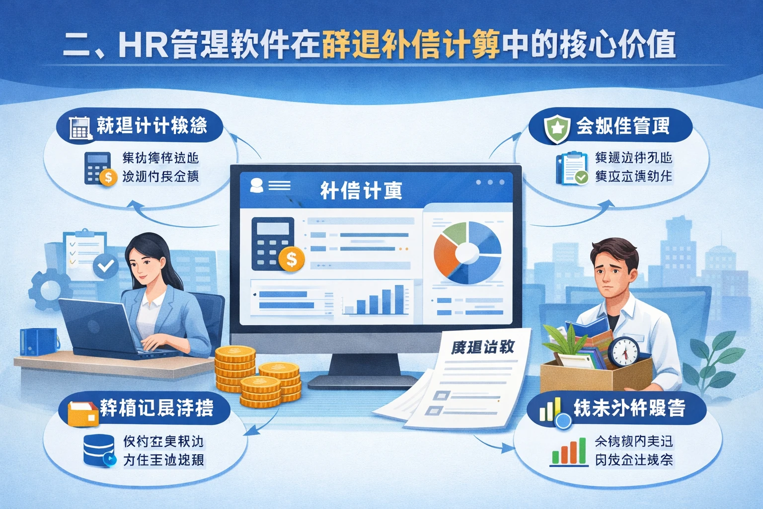 二、HR管理软件在辞退补偿计算中的核心价值