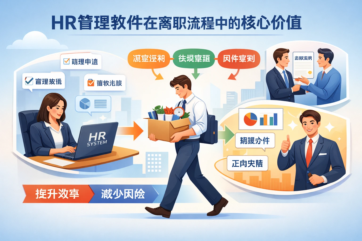 HR管理软件在离职流程中的核心价值