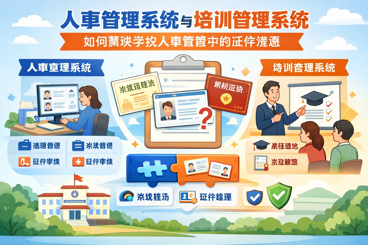 人事管理系统与培训管理系统如何解决学校人事管理中的证件难题
