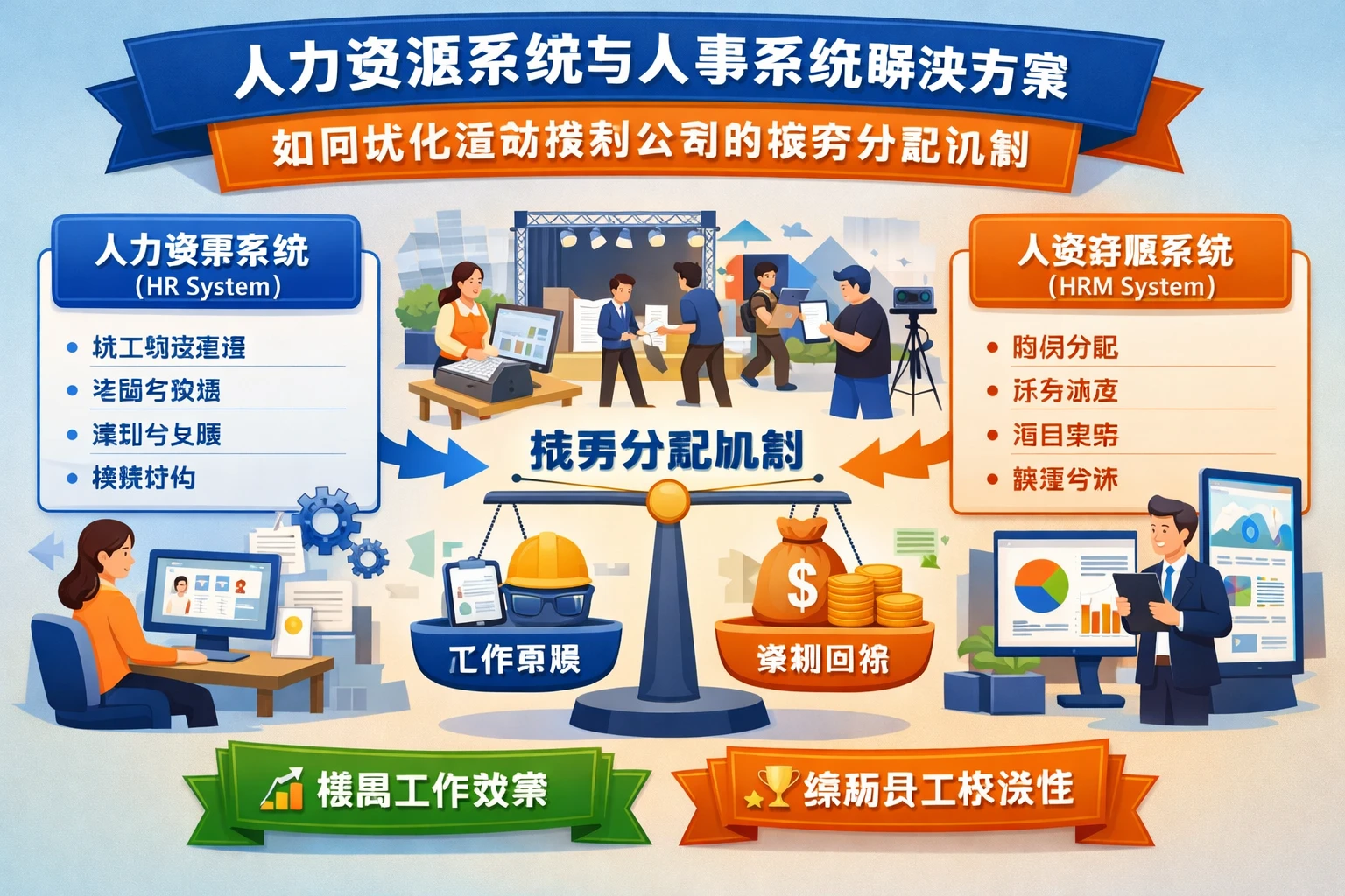 人力资源系统与人事系统解决方案如何优化活动策划公司的按劳分配机制