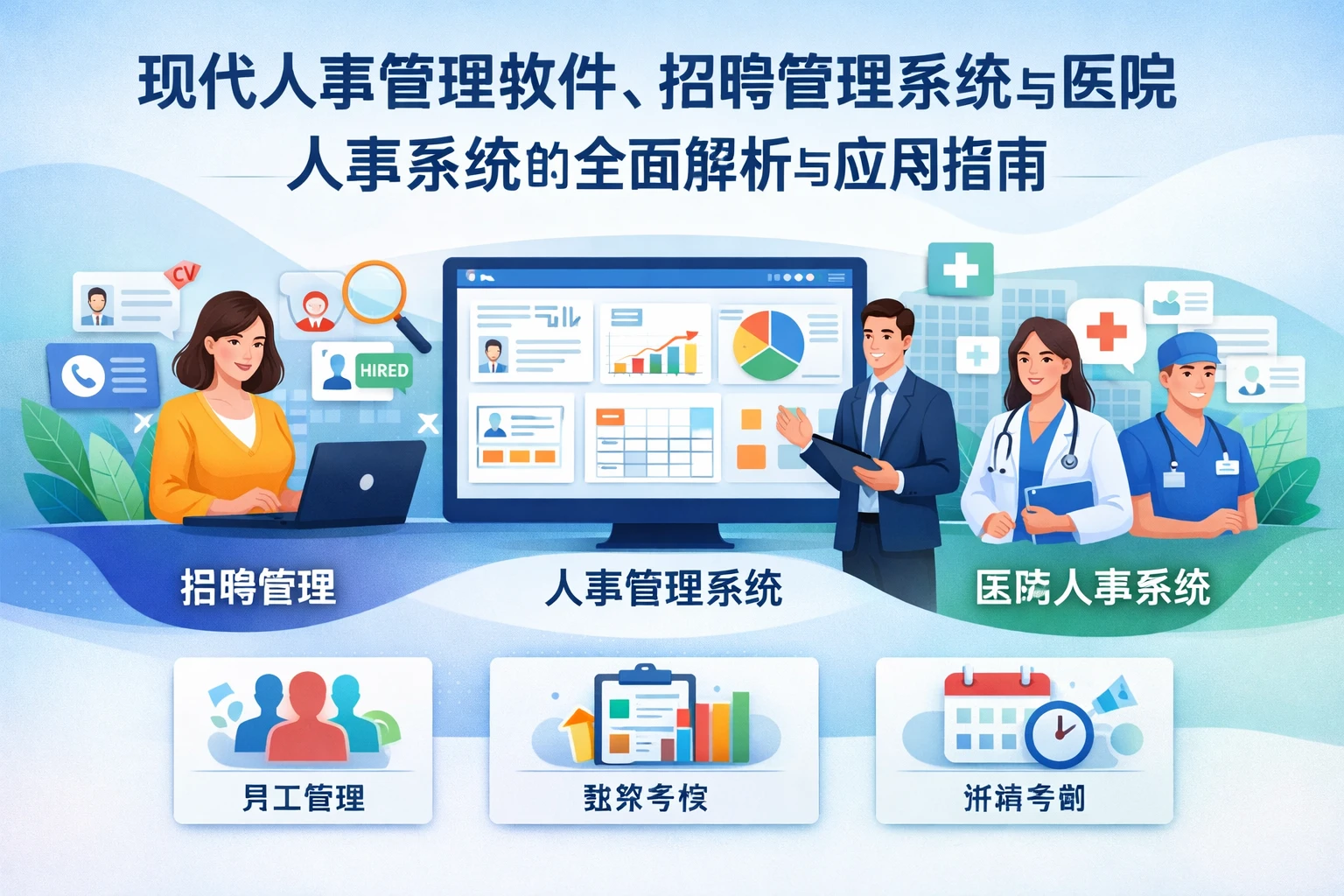 现代人事管理软件、招聘管理系统与医院人事系统的全面解析与应用指南