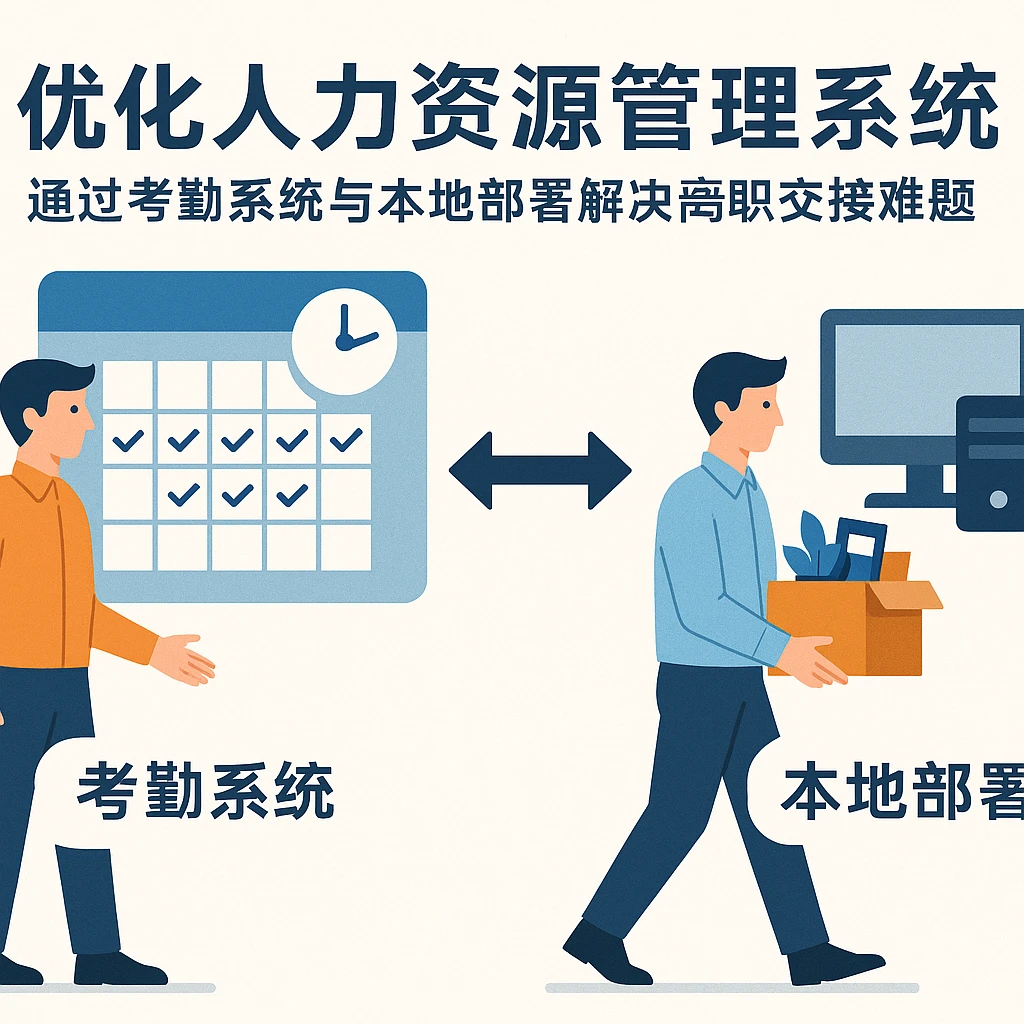 优化人力资源管理系统：通过考勤系统与本地部署解决离职交接难题