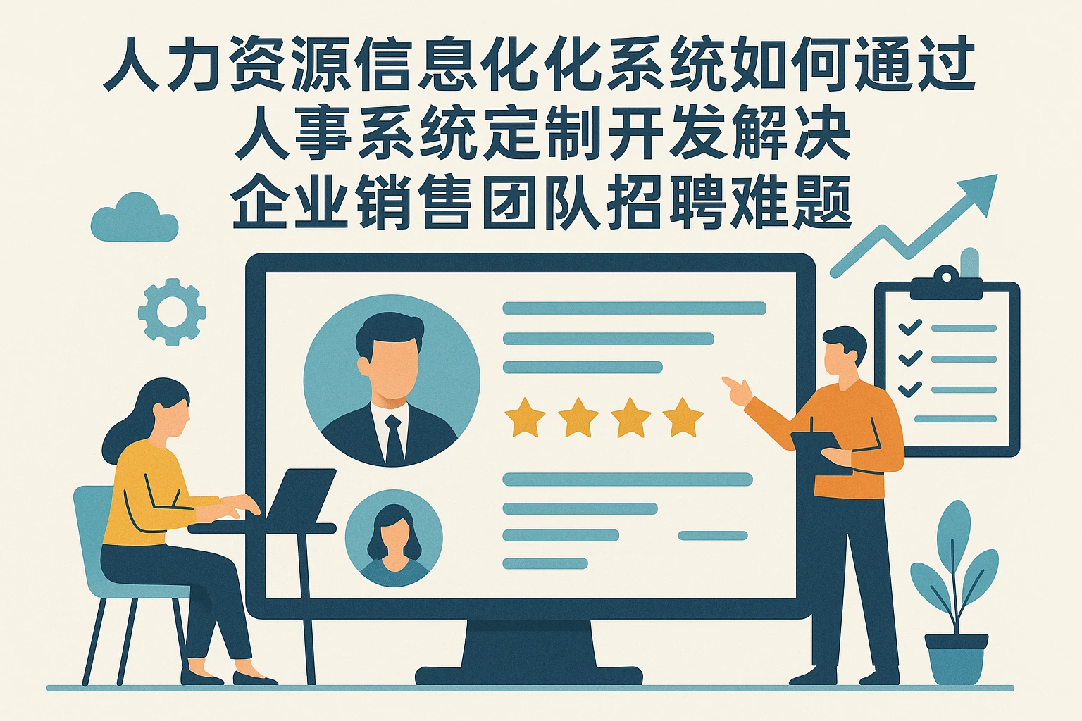 人力资源信息化系统如何通过人事系统定制开发解决企业销售团队招聘难题