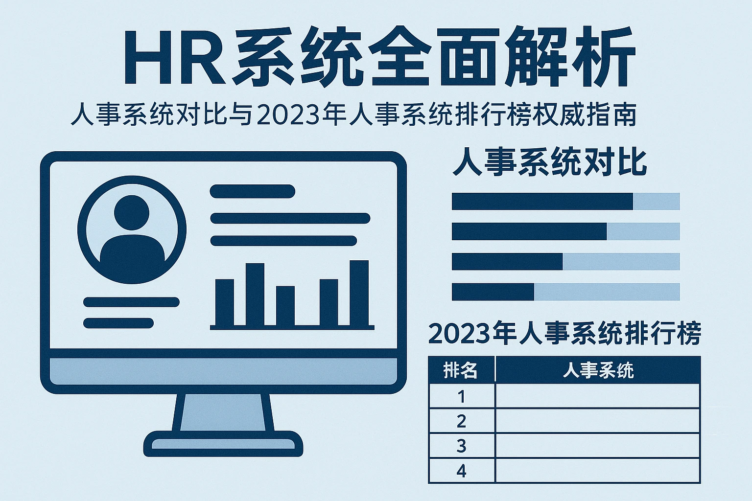 HR系统全面解析：人事系统对比与2023年人事系统排行榜权威指南