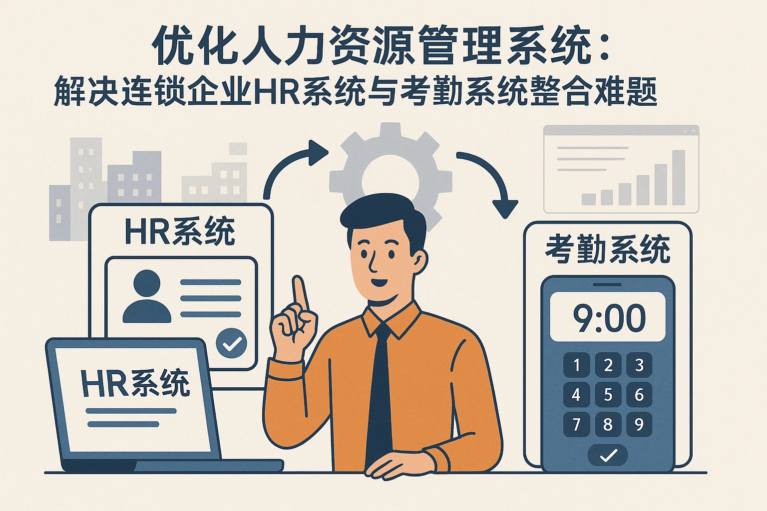 优化人力资源管理系统：解决连锁企业HR系统与考勤系统整合难题