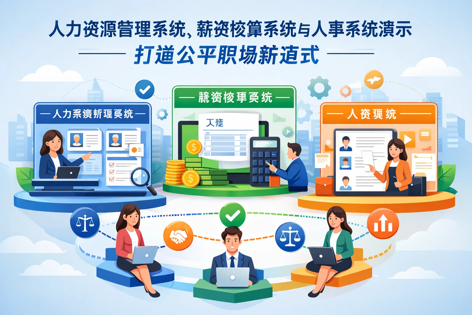 人力资源管理系统、薪资核算系统与人事系统演示:打造公平职场新范式
