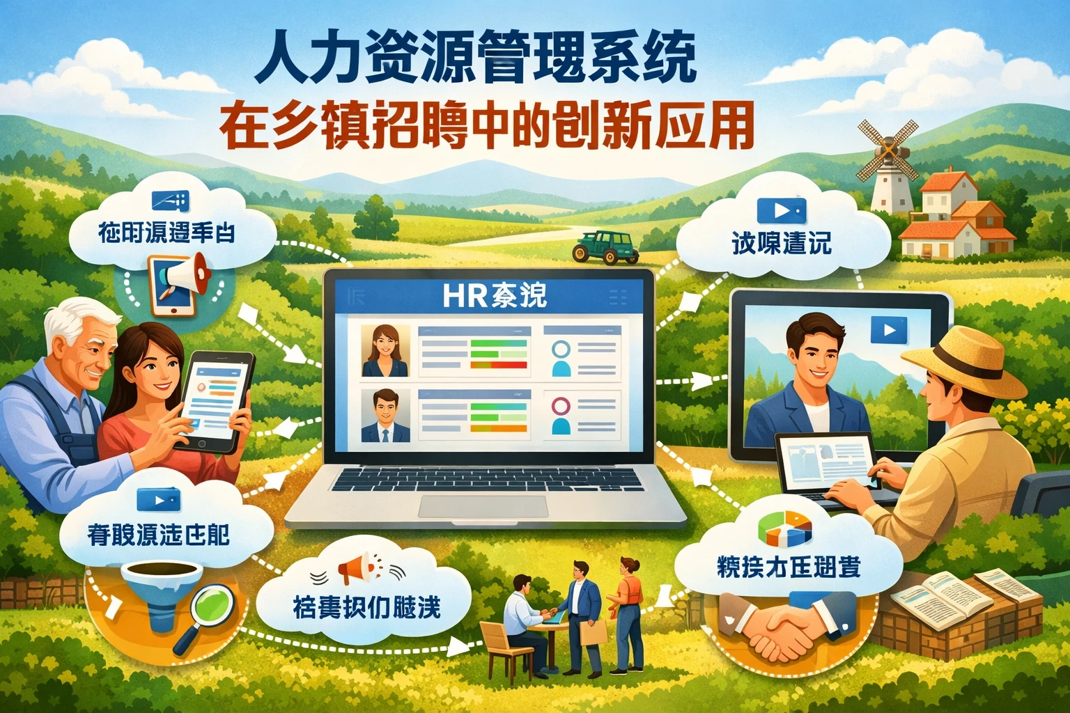 人力资源管理系统在乡镇招聘中的创新应用