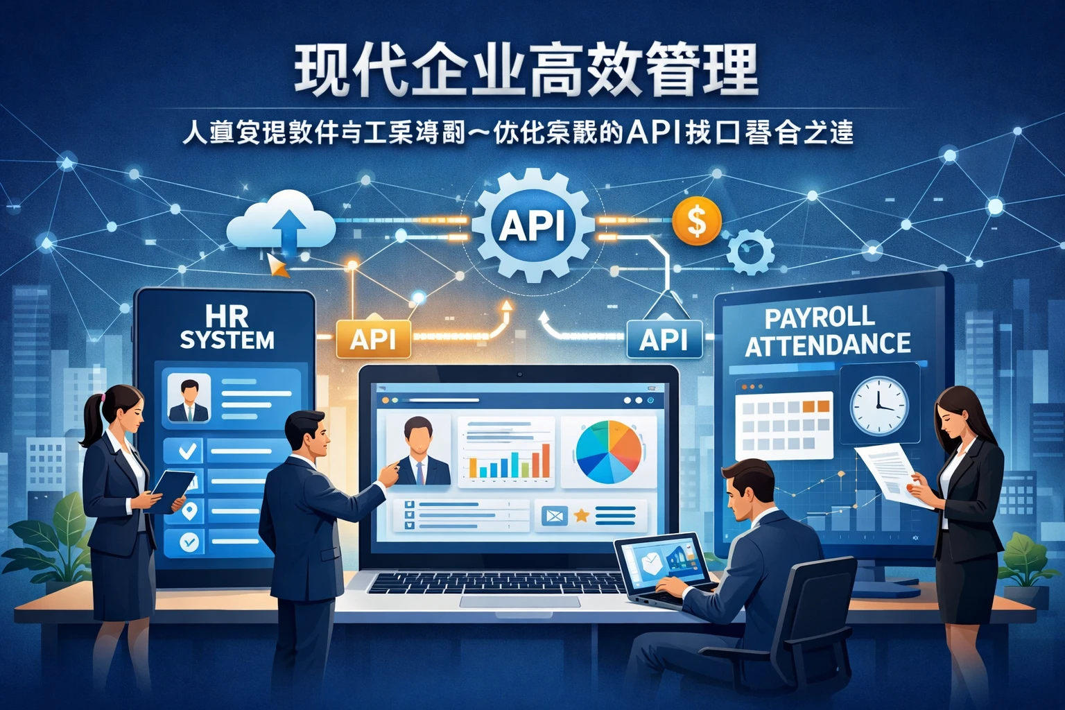 现代企业高效管理：人事管理软件与工资考勤一体化系统的API接口整合之道