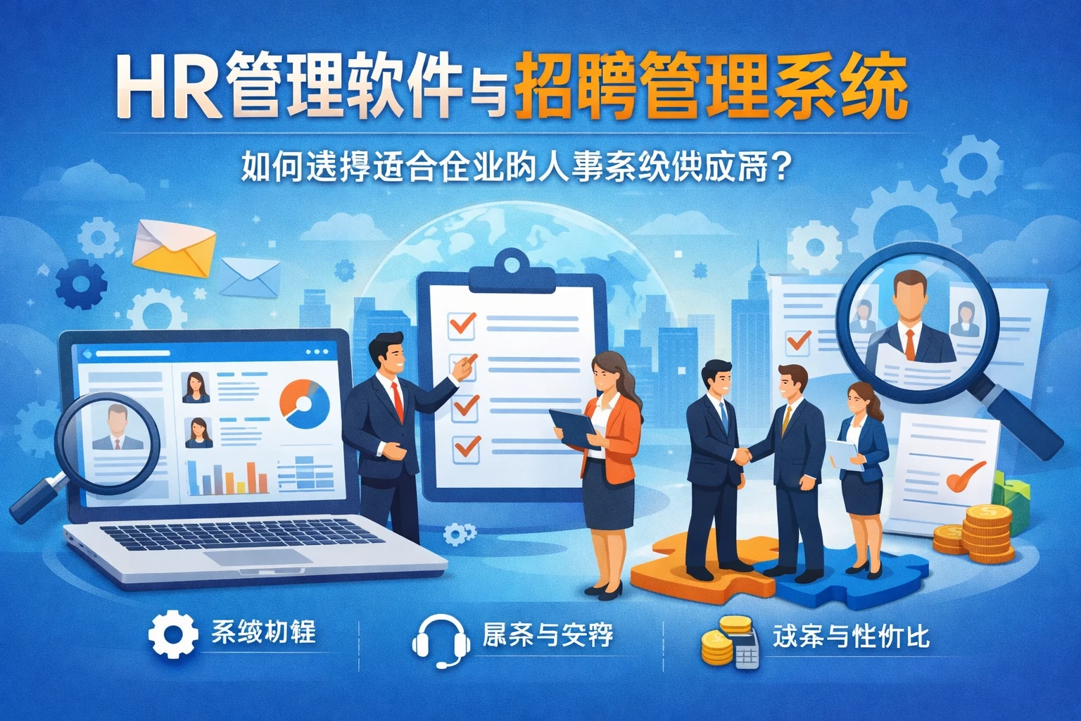 HR管理软件与招聘管理系统:如何选择适合企业的人事系统供应商