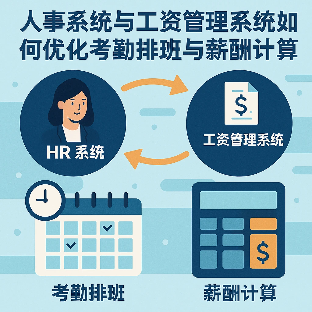 人事系统与工资管理系统如何优化考勤排班与薪酬计算