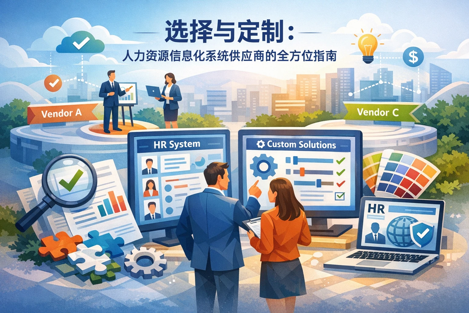选择与定制:人力资源信息化系统供应商的全方位指南