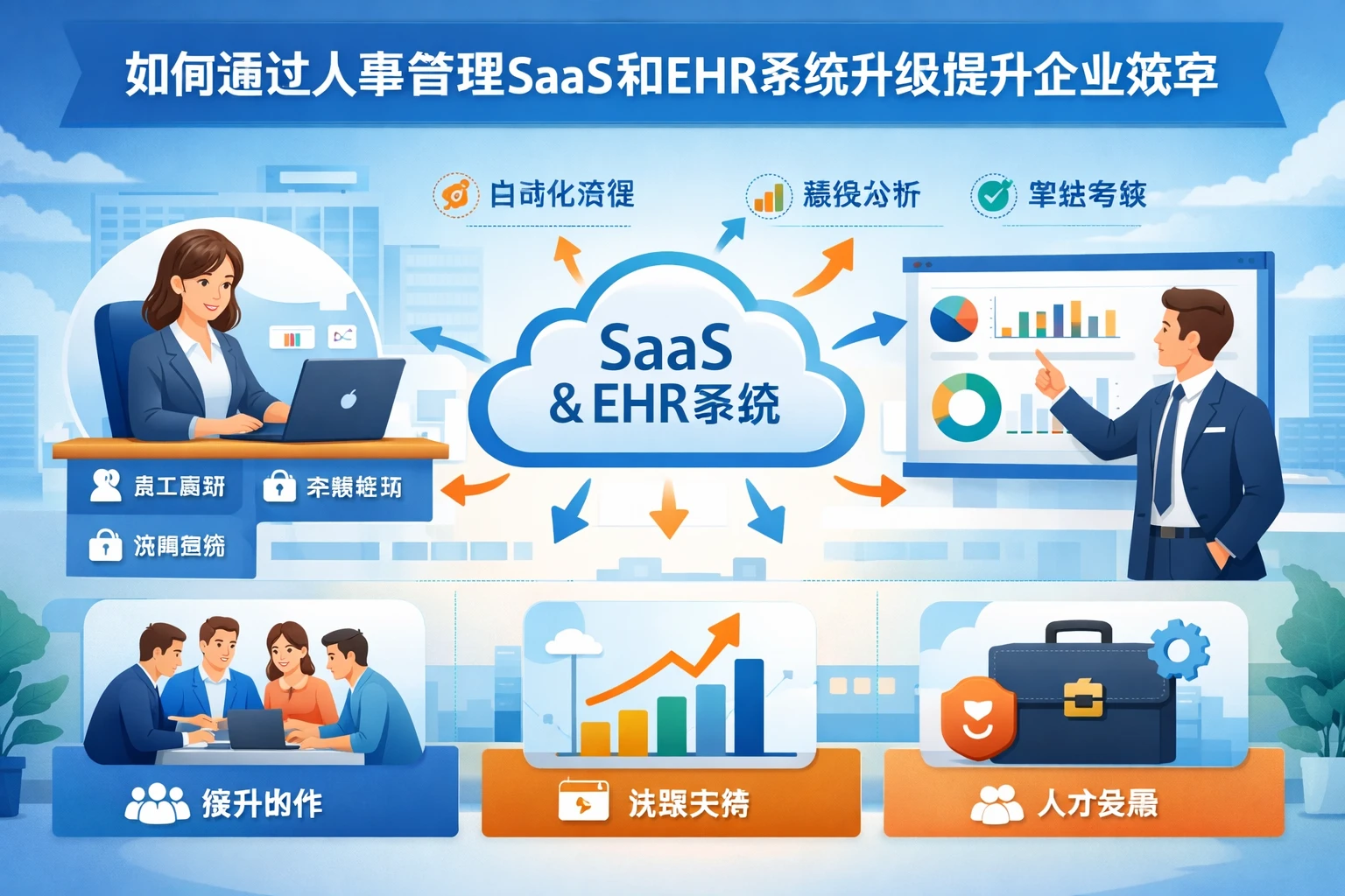 如何通过人事管理SaaS和ehr系统升级提升企业效率