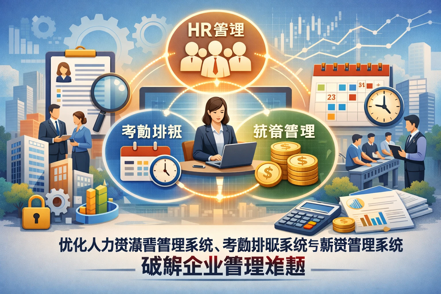 优化人力资源管理系统、考勤排班系统与薪资管理系统，破解企业管理难题