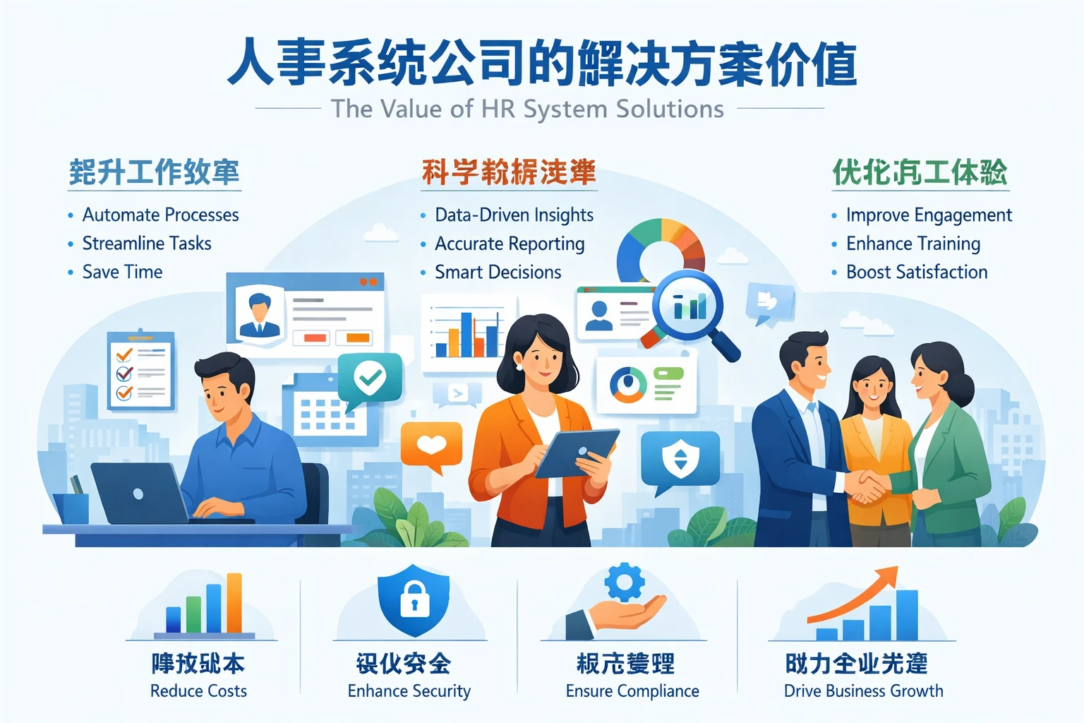 人事系统公司的解决方案价值