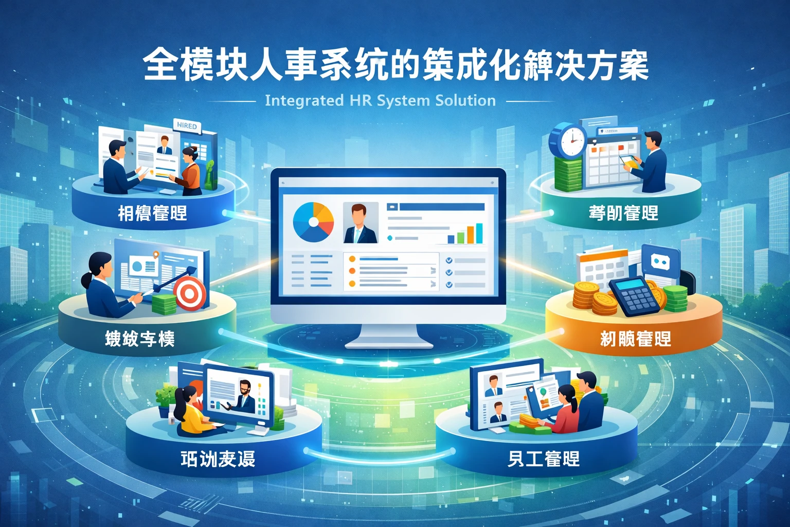 全模块人事系统的集成化解决方案