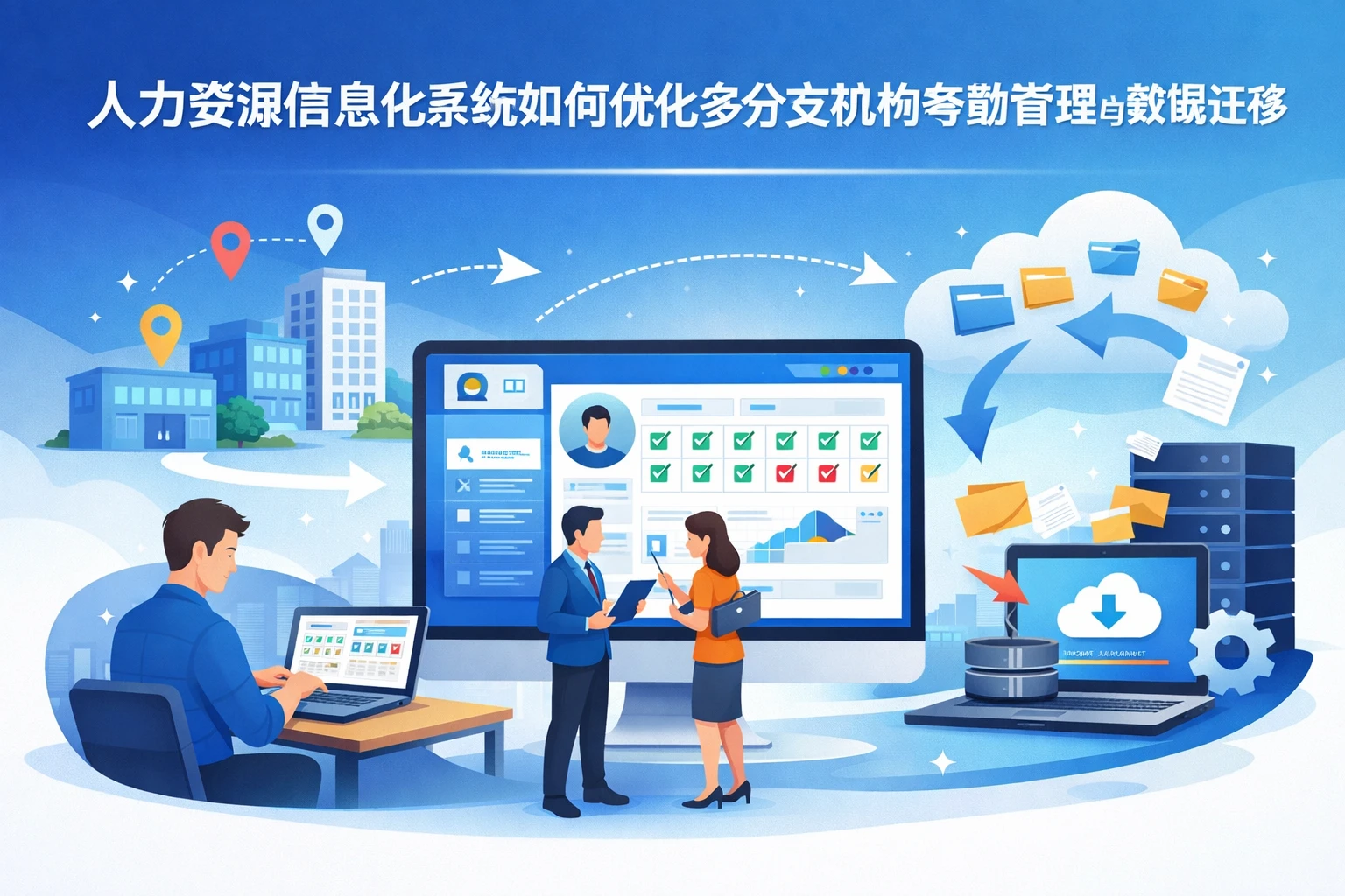 人力资源信息化系统如何优化多分支机构考勤管理与数据迁移