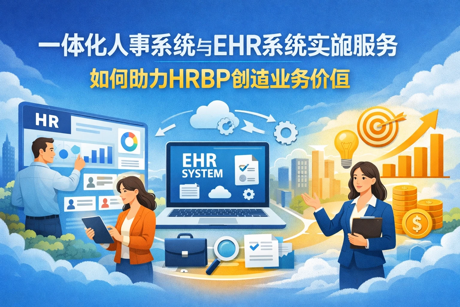 一体化人事系统与EHR系统实施服务如何助力HRBP创造业务价值