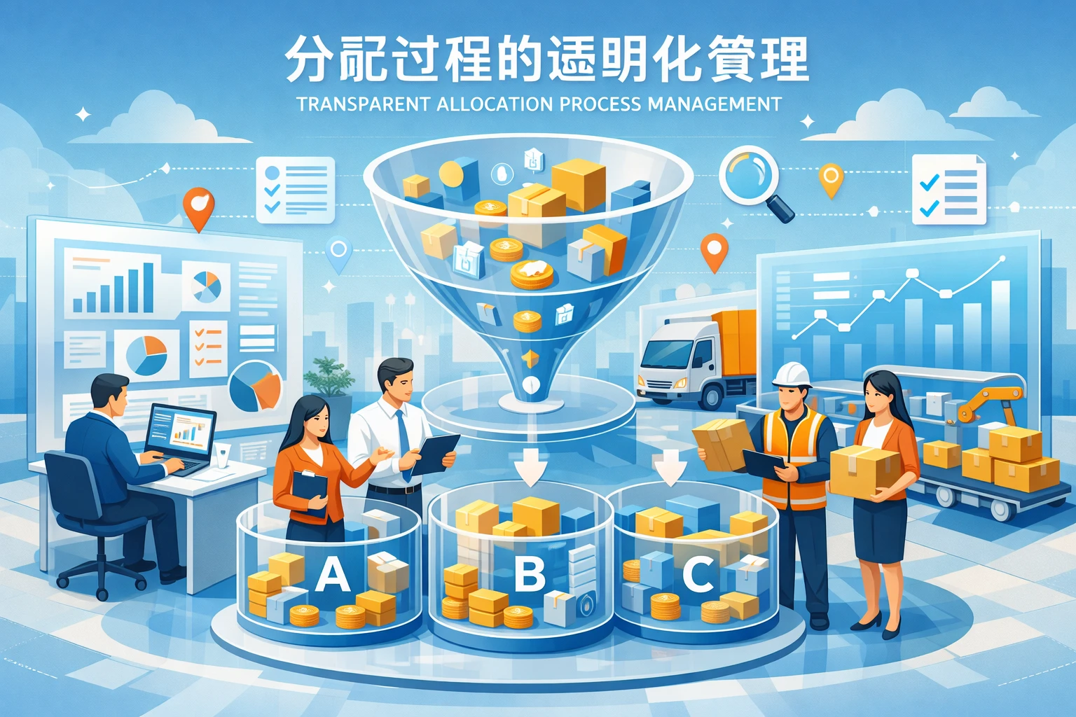 分配过程的透明化管理