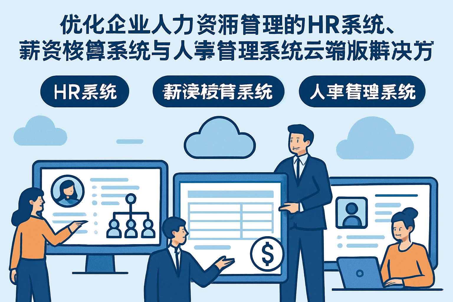 优化企业人力资源管理的HR系统、薪资核算系统与人事管理系统云端版解决方案