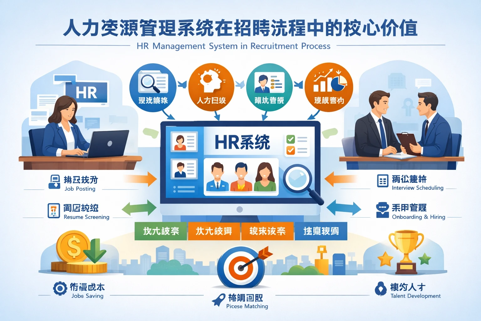 人力资源管理系统在招聘流程中的核心价值