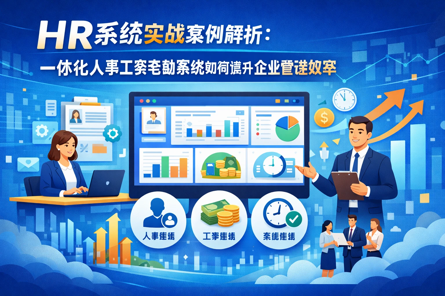 HR系统实战案例解析：一体化人事工资考勤系统如何提升企业管理效率